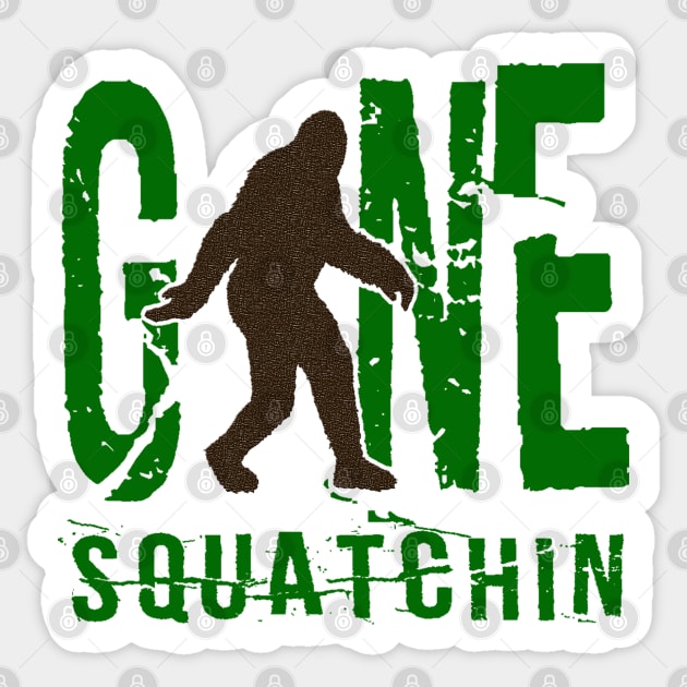 Gone Squatchin Sticker by marengo